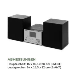 Streamo Stereoanlage Mit Internetradio WLAN DAB+ UKW CD-Player BT Silber 23 Streamo Stereoanlage Mit Internetradio WLAN DAB+ UKW CD-Player BT Silber -Outdoor Grills Verkaufsgeschäft 10033706 de 0012 logo