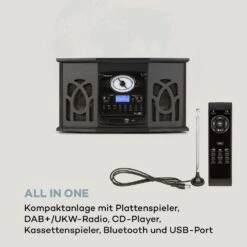 NR-620 DAB Stereoanlage Holz Plattenspieler DAB+ CD-Player Schwarz -Outdoor Grills Verkaufsgeschäft 10033712 de 0003 logo