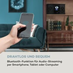 NR-620 DAB Stereoanlage Holz Plattenspieler DAB+ CD-Player Schwarz -Outdoor Grills Verkaufsgeschäft 10033712 de 0004 logo