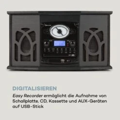 NR-620 DAB Stereoanlage Holz Plattenspieler DAB+ CD-Player Schwarz -Outdoor Grills Verkaufsgeschäft 10033712 de 0005 logo