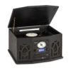 NR-620 DAB Stereoanlage Holz Plattenspieler DAB+ CD-Player Schwarz