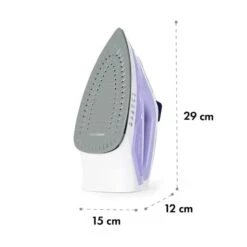 Steam Bro Dampfbügeleisen 2200W 300ml EasyGlide TouchSensor AntiCalc -Outdoor Grills Verkaufsgeschäft 10033770 yy 0008 logo Klarstein Steam Bro Dampfbuegeleisen 2200W lila