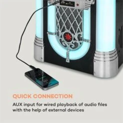 Kentucky Jukebox, BT, UKW-Radio, USB, SD, MP3, CD-Player, Weiß 13 Kentucky Jukebox, BT, UKW-Radio, USB, SD, MP3, CD-Player, Weiß -Outdoor Grills Verkaufsgeschäft 10033772 yy 0006 logo auna Kentucky Jukebox weiss reedit