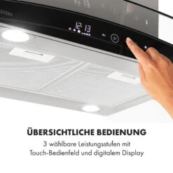 Colette Dunstabzugshaube 90cm 600m³/h EEK A Edelstahl Silber -Outdoor Grills Verkaufsgeschäft 10033776 de 0004 logo