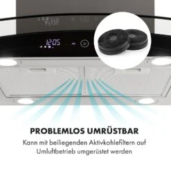 Colette Dunstabzugshaube 90cm 600m³/h EEK A Edelstahl Silber -Outdoor Grills Verkaufsgeschäft 10033776 de 0007 logo