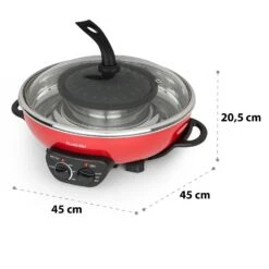 Szechuan Hot Pot Und Grillplatte 5l Vol. 1350 W, 600 W Rot -Outdoor Grills Verkaufsgeschäft 10033779 yy 0009 logo