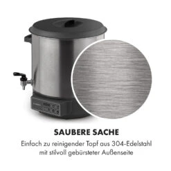 Lady Marmalade Einkochautomat Getränkespender 27L 100°C 12h Edelstahl 15 Lady Marmalade Einkochautomat Getränkespender 27L 100°C 12h Edelstahl -Outdoor Grills Verkaufsgeschäft 10033825 de 0006 logo