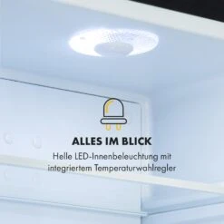 Frosty Mini-Kühlschrank EEC A Spiegelglastür 10 Liter Schwarz -Outdoor Grills Verkaufsgeschäft 10033836 de 0007 logo