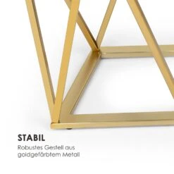 Black Onyx II Couchtisch 50x55x35cm (BxHxT) Marmor Gold / Schwarz -Outdoor Grills Verkaufsgeschäft 10034023 de 0005 logo