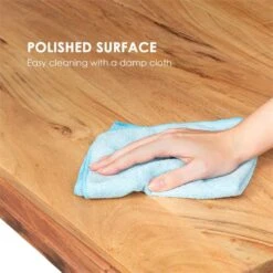 Vantor Esstisch Akazienholz Eisengestell 175 X 78 X 80 Cm Holz -Outdoor Grills Verkaufsgeschäft 10034035 yy 0005 logo Besoa Vantor Esstisch 175x78x80 cm