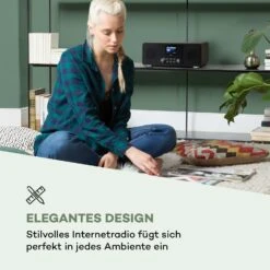 Streamo CD Internetradio 2x10W WLAN DAB+ UKW CD-Player BT Schwarz -Outdoor Grills Verkaufsgeschäft 10034055 de 0003 logo