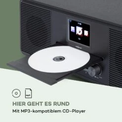 Streamo CD Internetradio 2x10W WLAN DAB+ UKW CD-Player BT Schwarz -Outdoor Grills Verkaufsgeschäft 10034055 de 0006 logo