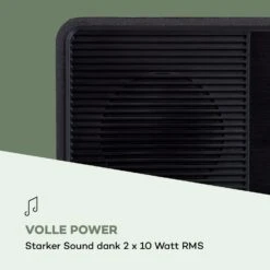 Streamo CD Internetradio 2x10W WLAN DAB+ UKW CD-Player BT Schwarz -Outdoor Grills Verkaufsgeschäft 10034055 de 0007 logo