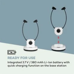 Stereoskop Funk-Kinnkopfhörer InEar 20m 2,4GHz TV/HiFi/CD/MP3 Akku 14 Stereoskop Funk-Kinnkopfhörer InEar 20m 2,4GHz TV/HiFi/CD/MP3 Akku -Outdoor Grills Verkaufsgeschäft 10034061 yy 0006 logo auna Stereoskop Funk Kinnkopfhoerer InEar weiss