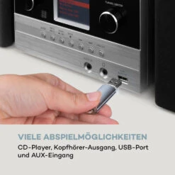 Connect System S Stereoanlage Boxen 20Wmax Internet/DAB+/UKW CD-Player -Outdoor Grills Verkaufsgeschäft 10034072 de 0006 logo