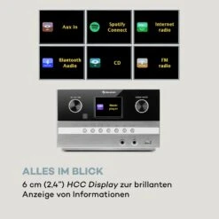 Connect System S Stereoanlage Boxen 20Wmax Internet/DAB+/UKW CD-Player -Outdoor Grills Verkaufsgeschäft 10034072 de 0007 logo