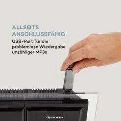 Stereo Sonic DAB+ Stereoanlage, DAB+, CD-Player, USB, BT, Schwarz -Outdoor Grills Verkaufsgeschäft 10034086 de 0006 logo