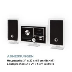 Stereo Sonic DAB+ Stereoanlage, DAB+, CD-Player, USB, BT, Schwarz -Outdoor Grills Verkaufsgeschäft 10034086 de 0010 logo