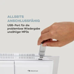 Stereo Sonic DAB+ Stereoanlage, DAB+, CD-Player, USB, BT, Weiß -Outdoor Grills Verkaufsgeschäft 10034087 de 0006 logo