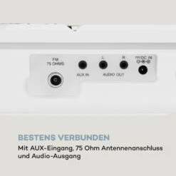 Stereo Sonic DAB+ Stereoanlage, DAB+, CD-Player, USB, BT, Weiß -Outdoor Grills Verkaufsgeschäft 10034087 de 0009 logo