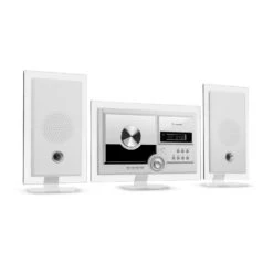 Stereo Sonic DAB+ Stereoanlage, DAB+, CD-Player, USB, BT, Weiß