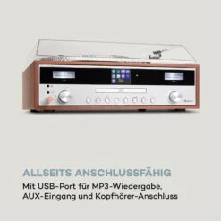 Birmingham HiFi Stereo-System DAB+/FM BT-Funktion Vinyl CD USB AUX-In -Outdoor Grills Verkaufsgeschäft 10034090 de 0005 logo