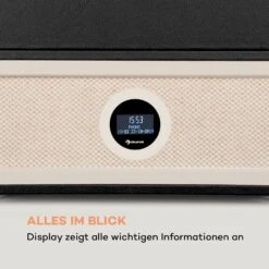 Sarah Ann DAB Plattenspieler 33/45/78 Rpm DAB+/UKW-Radio Bluetooth -Outdoor Grills Verkaufsgeschäft 10034096 de 0006 logo