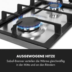 Ignito Domino Gaskochfeld 2-flammig Sabaf-Brenner Edelstahl Silber -Outdoor Grills Verkaufsgeschäft 10034108 de 0003 logo