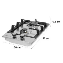 Ignito Domino Gaskochfeld 2-flammig Sabaf-Brenner Edelstahl Silber -Outdoor Grills Verkaufsgeschäft 10034108 yy 0009 logo