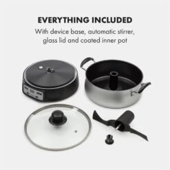 Jam Session Marmeladen- Und Geleekocher 1000W 2 Automatikprogramme -Outdoor Grills Verkaufsgeschäft 10034109 yy 0008 logo Klarstein Jam Session Marmeladen und Geleekocher