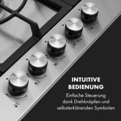 Ignito 5 Zonen Gaskochfeld 5-flammig Sabaf-Brenner Edelstahl Silber -Outdoor Grills Verkaufsgeschäft 10034111 de 0004 logo