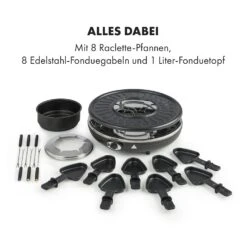 Fonduelette Raclette Und Fondue 1350W 1 Liter 38 Cm Ø Für 8 Personen -Outdoor Grills Verkaufsgeschäft 10034138 de 0006 logo