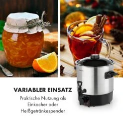 Biggie Eco Einkochautomat & Getränkespender 1000W 30-100°C Zapfhahn 9l -Outdoor Grills Verkaufsgeschäft 10034147 de 0005 logo