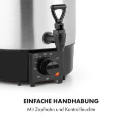 Biggie Eco Einkochautomat & Getränkespender 1000W 30-100°C Zapfhahn 9l -Outdoor Grills Verkaufsgeschäft 10034147 de 0006 logo