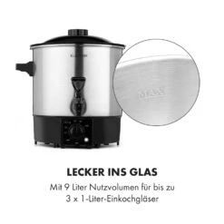 Biggie Eco Einkochautomat & Getränkespender 1000W 30-100°C Zapfhahn 9l -Outdoor Grills Verkaufsgeschäft 10034147 de 0007 logo