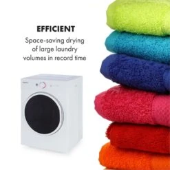 Jet Set Mini-Wäschetrockner Ablufttrockner 1020W EEK C 3kg 50cm Weiß -Outdoor Grills Verkaufsgeschäft 10034158 yy 0005 logo Klarstein Jet Set Waeschetrockner weiss