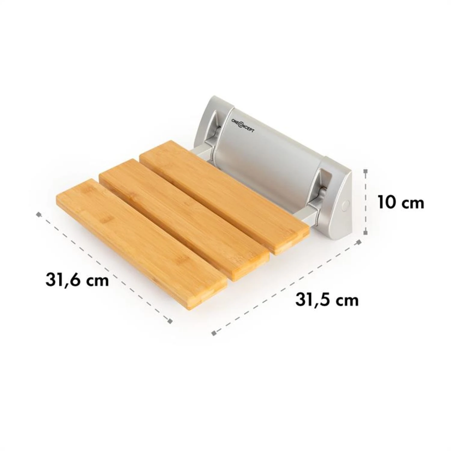 Arielle Duschsitz Bambus Aluminium Klappbar 160 Kg Max. Holz 7 Arielle Duschsitz Bambus Aluminium Klappbar 160 Kg Max. Holz – Bild 7