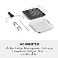 AeroVital Cube Chef Heißluftfritteuse 1700 W 14 Liter 16 Programme Ober- Und Unterhitze -Outdoor Grills Verkaufsgeschäft 10034217 de 0007 logo