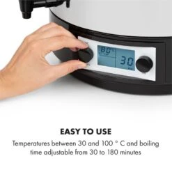 KonfiStar 60 Digital Einkocher Getränkespender 2500W 60L 100°C 180min -Outdoor Grills Verkaufsgeschäft 10034241 yy 0004 logo Digital Food Preserver 60L