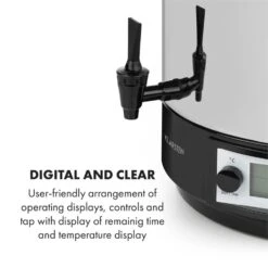 KonfiStar 60 Digital Einkocher Getränkespender 2500W 60L 100°C 180min -Outdoor Grills Verkaufsgeschäft 10034241 yy 0006 logo Digital Food Preserver 60L