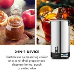KonfiStar 60 Digital Einkocher Getränkespender 2500W 60L 100°C 180min -Outdoor Grills Verkaufsgeschäft 10034241 yy 0007 logo Digital Food Preserver 60L