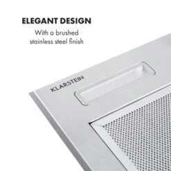 Simplica Dunstabzugshaube Einbau 52cm Abluft: 400 M³/h LED Edelstahl -Outdoor Grills Verkaufsgeschäft 10034255 yy 0008 logo Klarstein Simplica Dunstabzugshaube 52cm Edelstahl