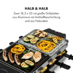 Sirloin Raclette 1500W Aluminium / Stein 8 Personen Kontroll-LED -Outdoor Grills Verkaufsgeschäft 10034275 de 0004 logo