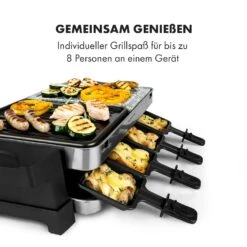 Sirloin Raclette 1500W Aluminium / Stein 8 Personen Kontroll-LED -Outdoor Grills Verkaufsgeschäft 10034275 de 0005 logo