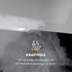 Athena 90 Dunstabzugshaube 90cm 300m³/h 69W Edelstahl -Outdoor Grills Verkaufsgeschäft 10034395 de 0008 logo