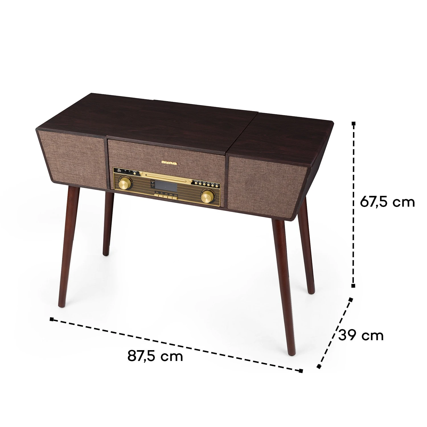 Belle Epoque 1912 Retro-Plattenspieler CD BT USB DAB+/UKW Braun 11 Belle Epoque 1912 Retro-Plattenspieler CD BT USB DAB+/UKW Braun – Bild 11