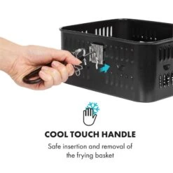 AeroVital Cube Chef Heißluftfritteuse Frittierkorb Zubehör Edelstahl -Outdoor Grills Verkaufsgeschäft 10034407 yy 0005 logo Klarstein AeroVital Cube Chef Frittierkorb