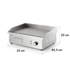 Grillmeile 3000G Elektrogrill 3000W Grillplatte 54,5x35cm Glatt -Outdoor Grills Verkaufsgeschäft 10034447 yy 0009 logo Klarstein Grillmeile 3000G Pro Elektrogrill glatt