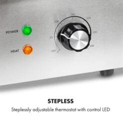 Grillmeile 3000R Elektrogrill 3000W Platte 54,5x35cm Geriffelt -Outdoor Grills Verkaufsgeschäft 10034449 yy 0003 logo Klarstein Grillmeile 3000R Pro Grill geriffelt