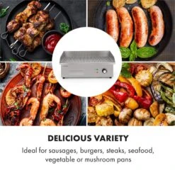 Grillmeile 3000R Elektrogrill 3000W Platte 54,5x35cm Geriffelt -Outdoor Grills Verkaufsgeschäft 10034449 yy 0005 logo Klarstein Grillmeile 3000R Pro Grill geriffelt